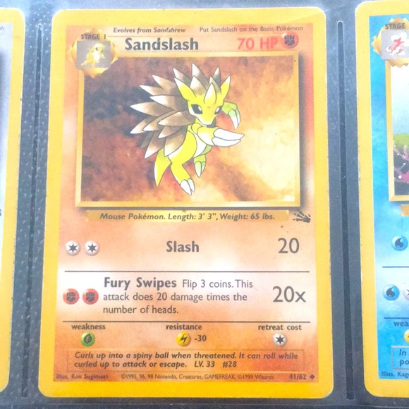 Pokemon - Sandslash 70 HP Stage 1 - Picture 3 of 6